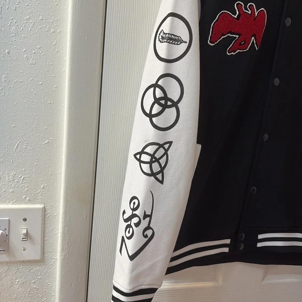 NWT Led Zeppelin ICARUS Varsity Jacket Large